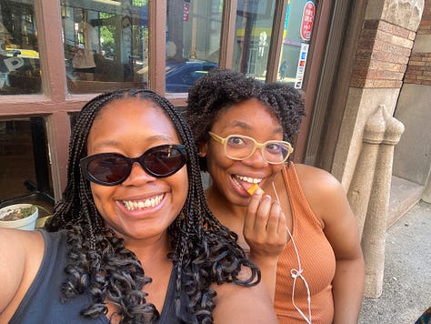 Richelle and Temple are two Black people who vend their art out in public in Philadelphia