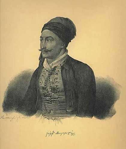 Πίνακας του Γεώργιου Μαυρομιχάλη στο Εθνικό Ιστορικό Μουσείο της Αθήνας