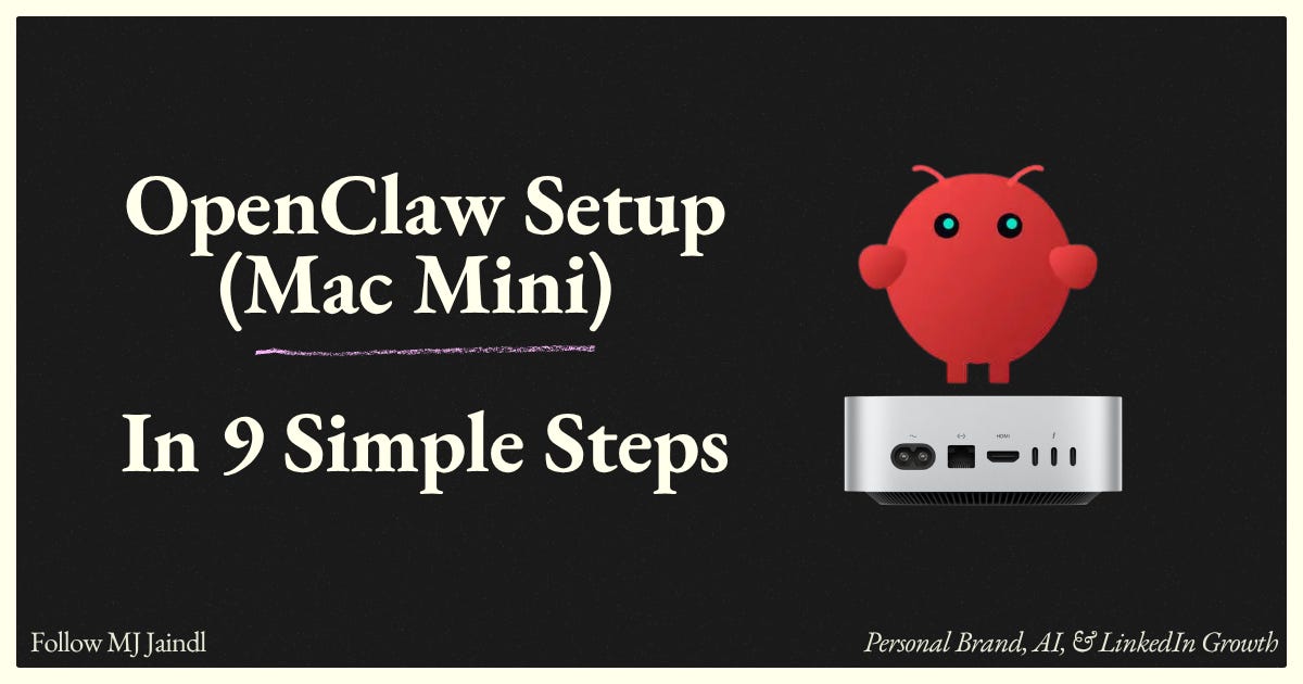 Your Mac Mini can run a personal AI agent 24/7.