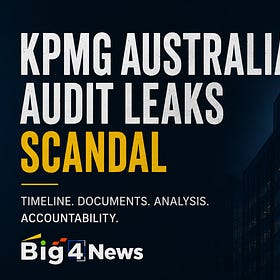 KPMG Australia Audit Leaks Scandal