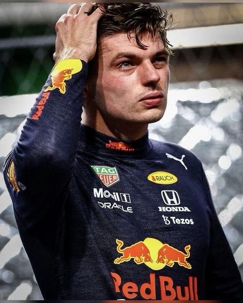 Post race max Verstappen