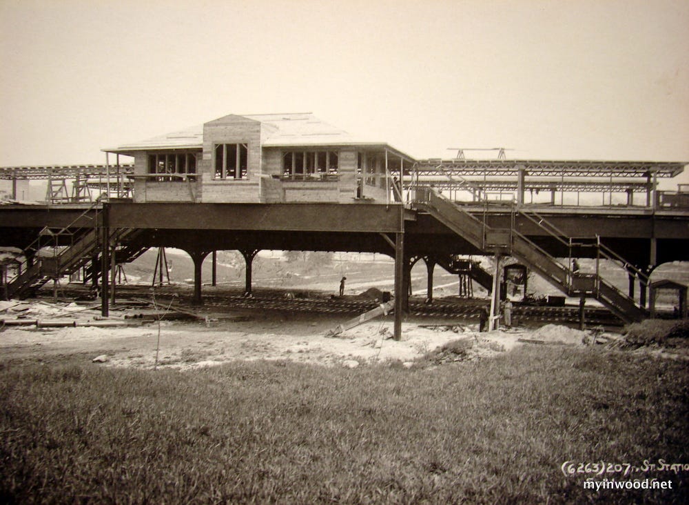 West 207th Street Station, 1906, NYHS-001 – | My Inwood