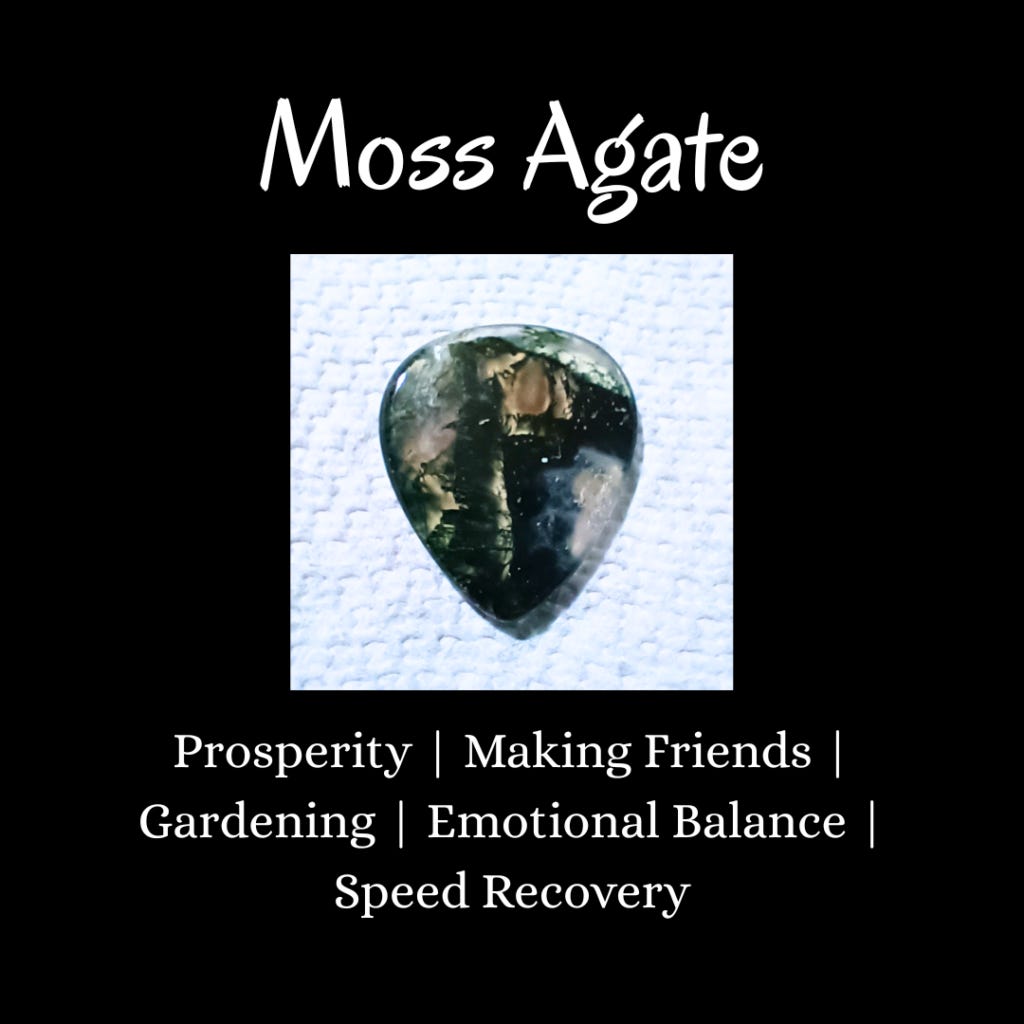 Moss Agate healing crystal properties, Prosperity | Making Friends | Gardening | Emotional Balance | Speed Recovery Moss Agate healing crystal properties, Prosperity | Making Friends | Gardening | Emotional Balance | Speed Recovery