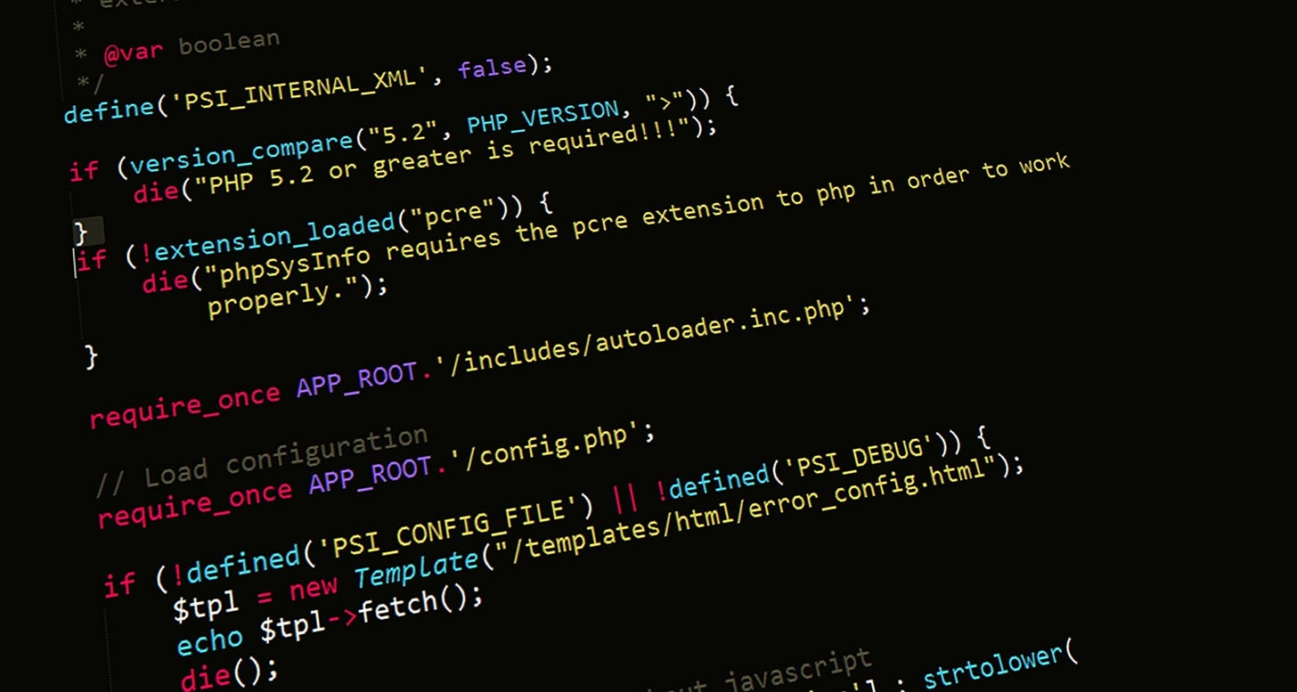 Computer C++ Code · Free Stock Photo