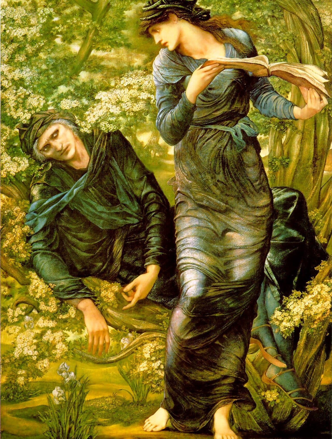 Edward Burne Jones, The Beguiling of Merlin, 1874 Edward Burne Jones, The Beguiling of Merlin, 1874