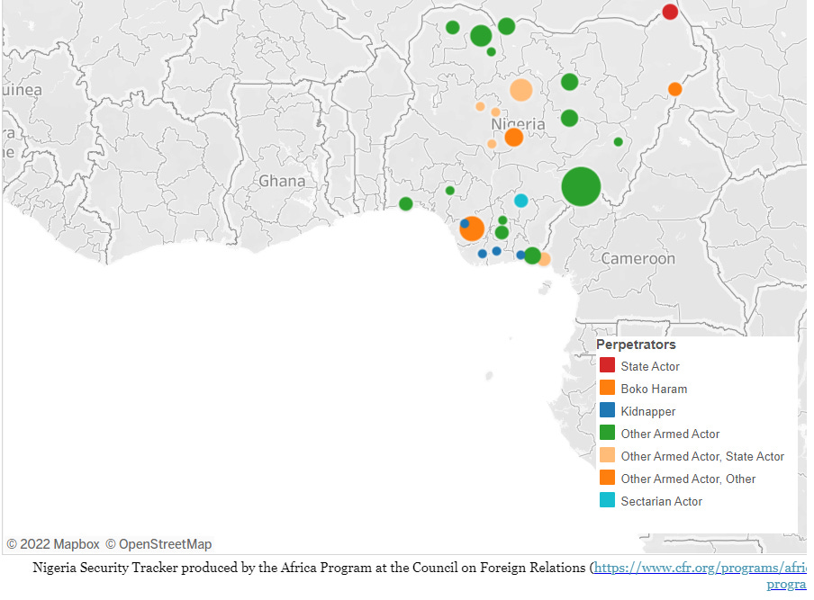 CFR's Nigeria Security Tracker Weekly Update: May 7-13, 2022