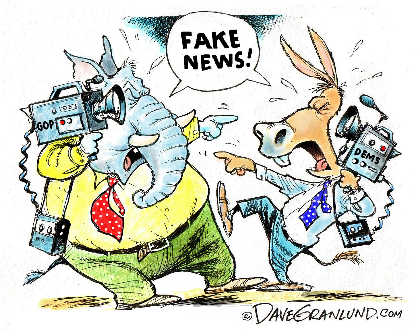Granlund cartoon: Fake news and politics - News ...