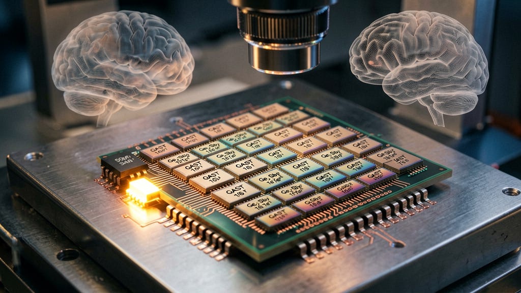 Turning a Flaw into Feature: How a 40-nm Memristor Chip Beats the Clock on Brain-Surface Modeling