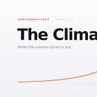 The Semiconductor Climax Run