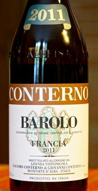 Giacomo Conterno Barolo, Francia Giacomo Conterno Barolo, Francia