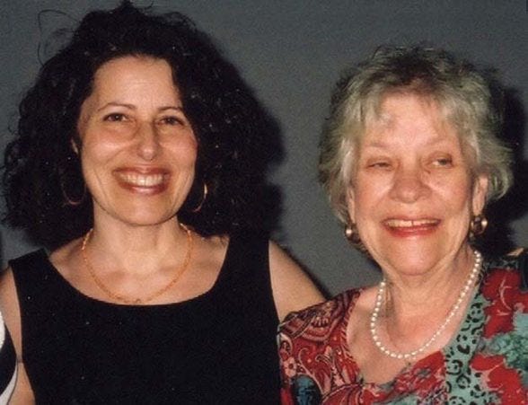 Lesléa with Patty in 2005