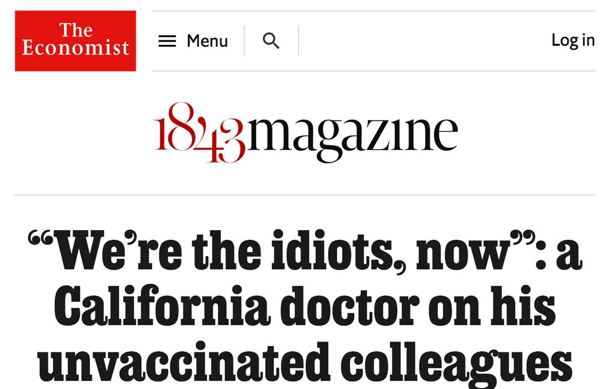 The Economist: We're the Idiots Now The Economist: We're the Idiots Now