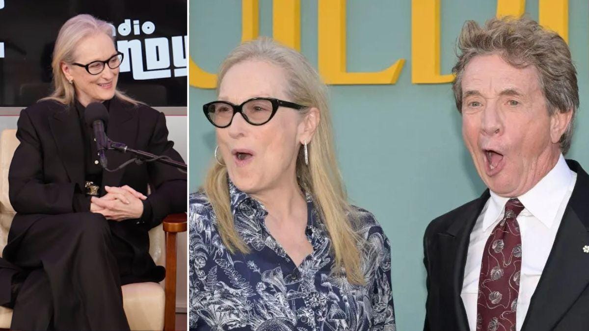 Photo of Meryl Streep and Martin Short Photo of Meryl Streep and Martin Short