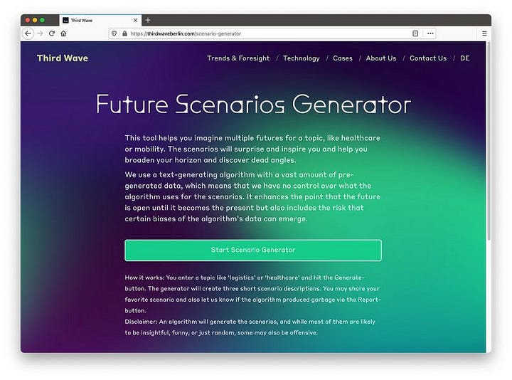 SocialAI.io & Future Scenario Generator