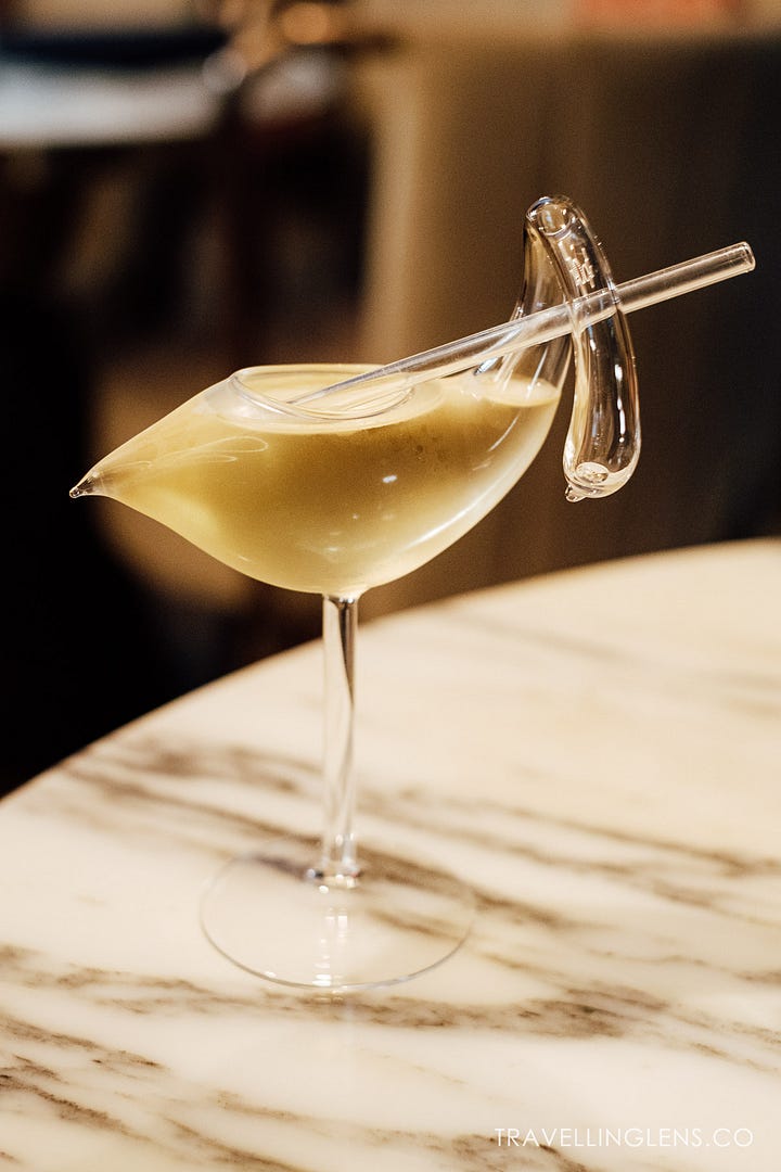 drinks at Songbird, Ritz-Carlton rooftop bar