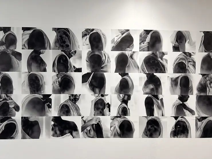 Part of the exhibition on display at Format Festival. Shown in Derby University.