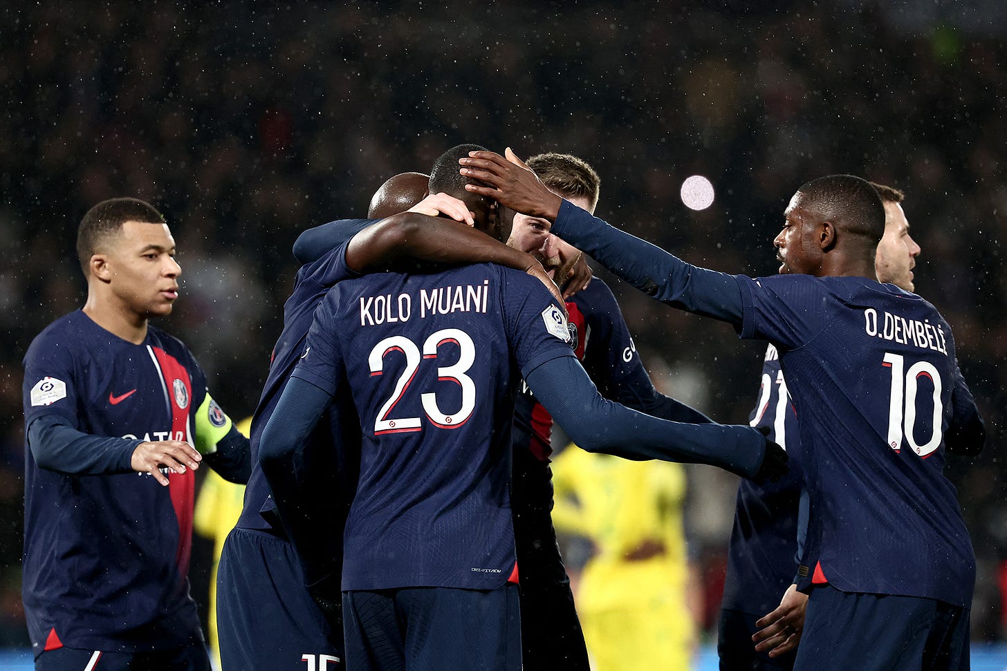 PSG goal celebration