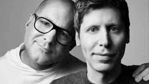 Jony Ive and Sam Altman