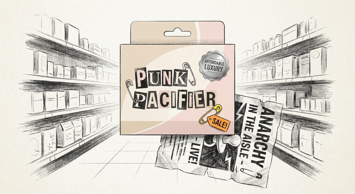 Punk Pacifier, House-Trained