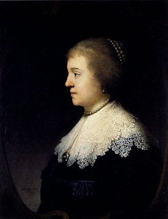 Portret van Amalia van Solms