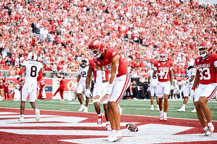 Arkansas football photos