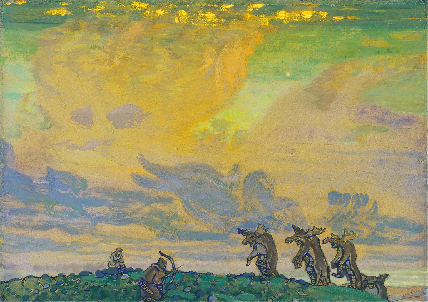 Le Grand Sacrifice — décor pour Le Sacre du Printemps