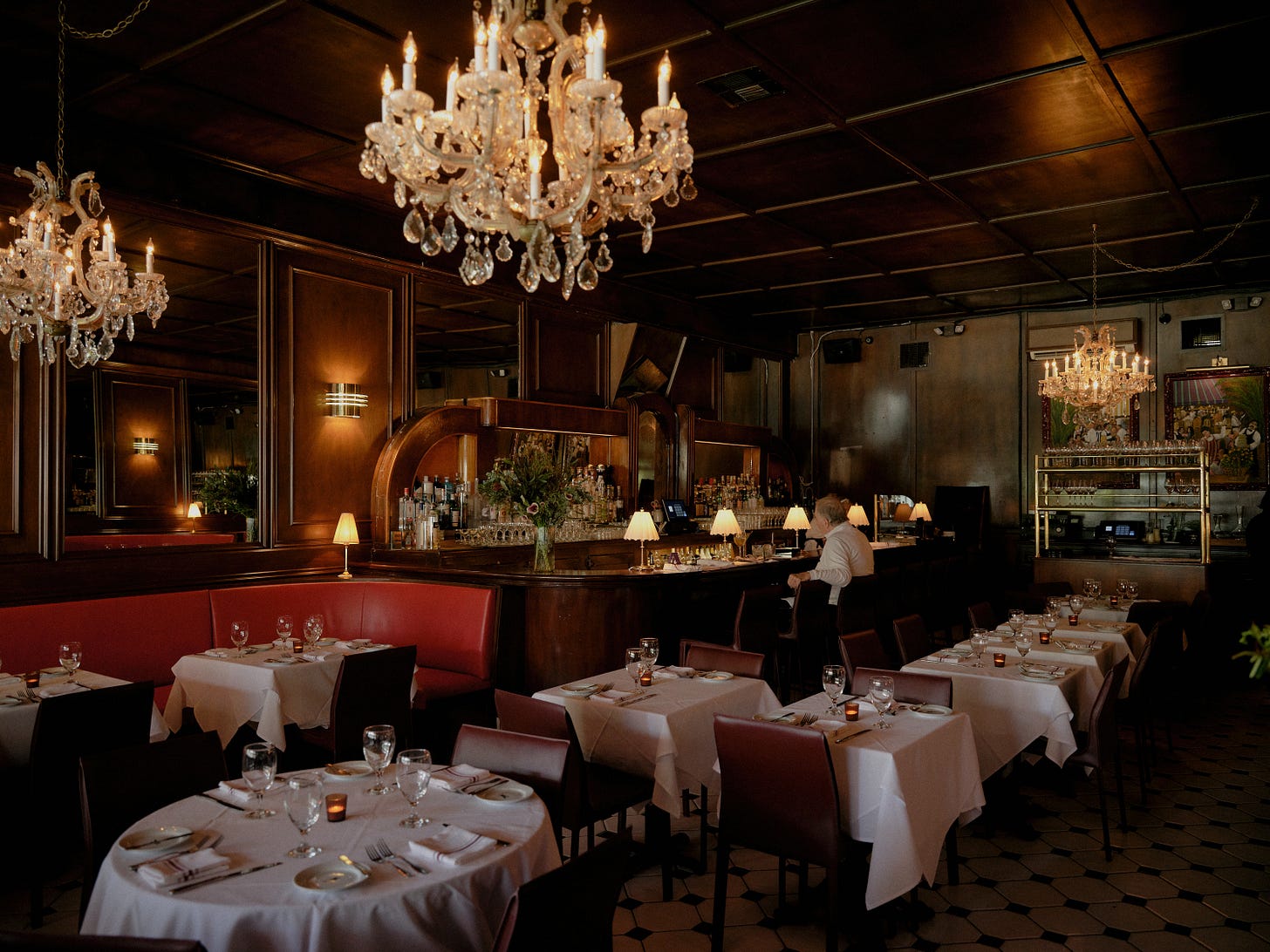 The dining room at Mistral in Sherman Oaks The dining room at Mistral in Sherman Oaks