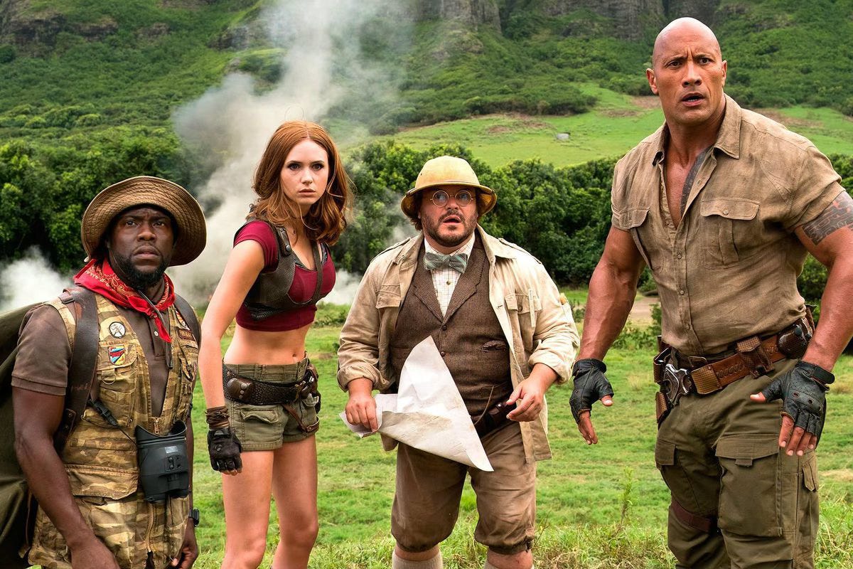 jumanji jungle cast