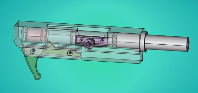 r/fosscad - Update: Trinity Wesson and new design dolt action