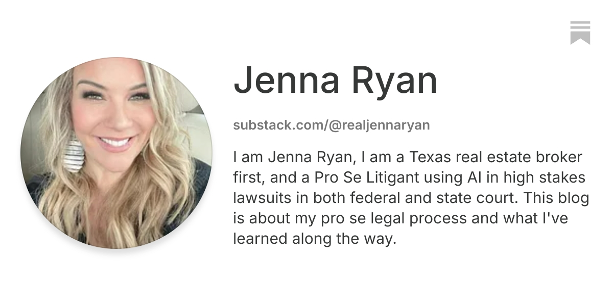 Jenna Ryan | Substack