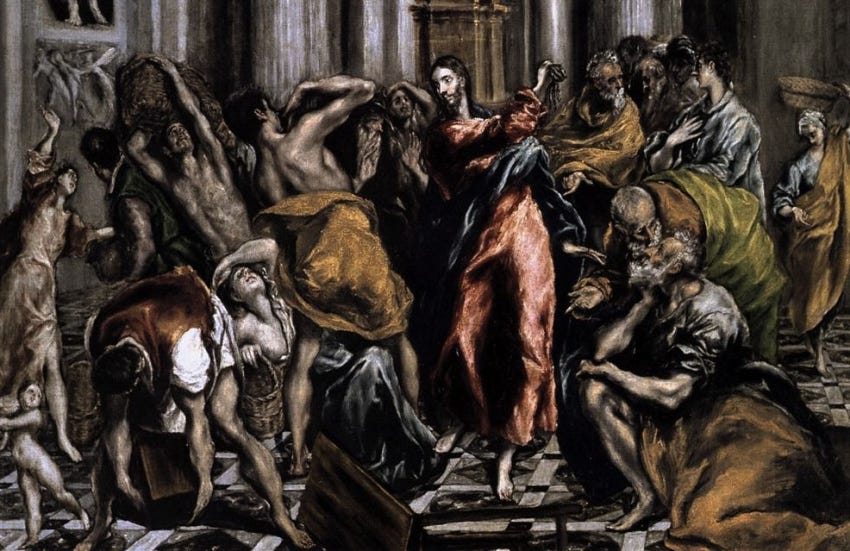 Lucas, un evangelio universal (XLIX): (19: 28-45-48): La purificación del templo Lucas, un evangelio universal (XLIX): (19: 28-45-48): La purificación del templo