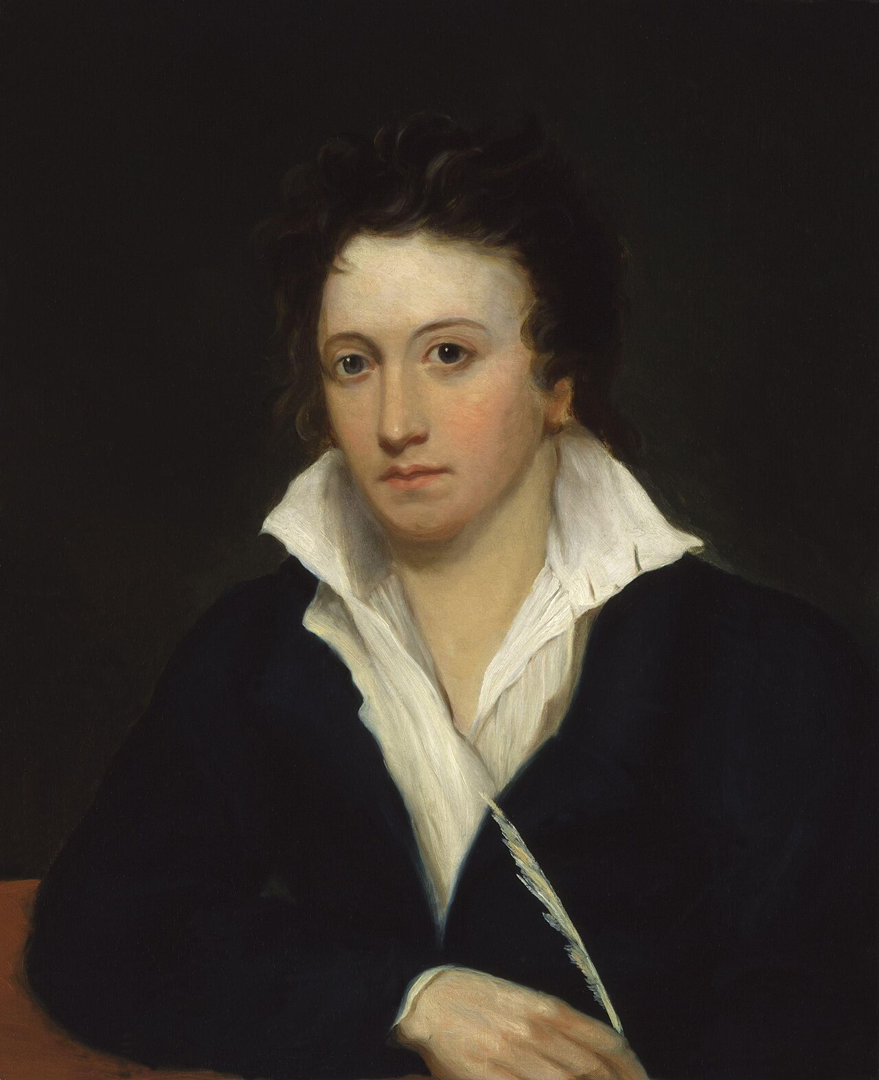 Portrait of Percy Bysshe Shelley