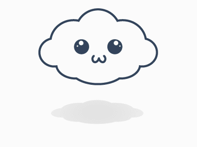 Cute Cloud Gif by Nicholas B. Lhoest on Dribbble Cute Cloud Gif by Nicholas B. Lhoest on Dribbble