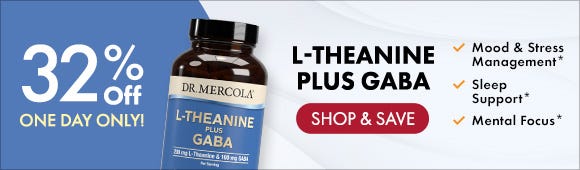 Get 32% Off on L-Theanine plus GABA Get 32% Off on L-Theanine plus GABA
