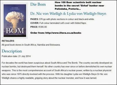 NuclearBombsSouthAfricaBookByScientistVonWiellighDIEBOMpublishingDetails NuclearBombsSouthAfricaBookByScientistVonWiellighDIEBOMpublishingDetails
