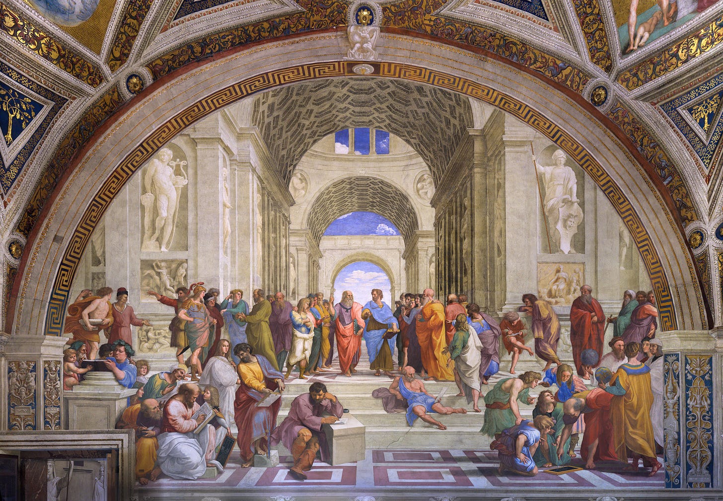 Raphael School of Athens symmetry Raphael School of Athens symmetry
