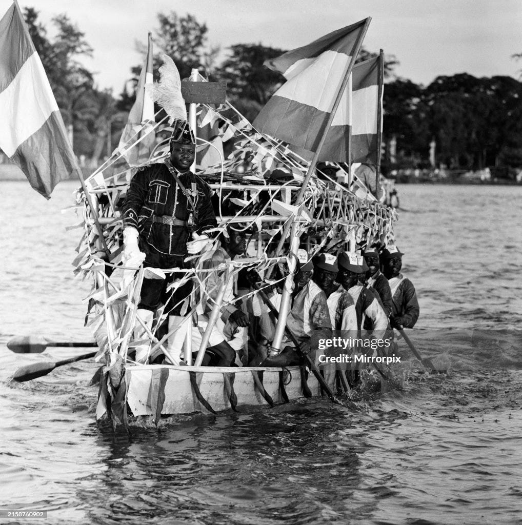 Nigerian Water Regatta, 1960