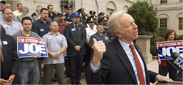 For Lieberman, Political Climate Warms to His Favor - The New York Times