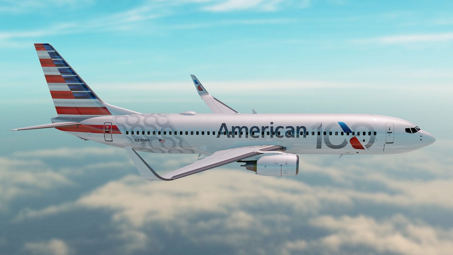 American Airlines centennial livery American Airlines centennial livery