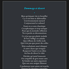 Dommage et dessert