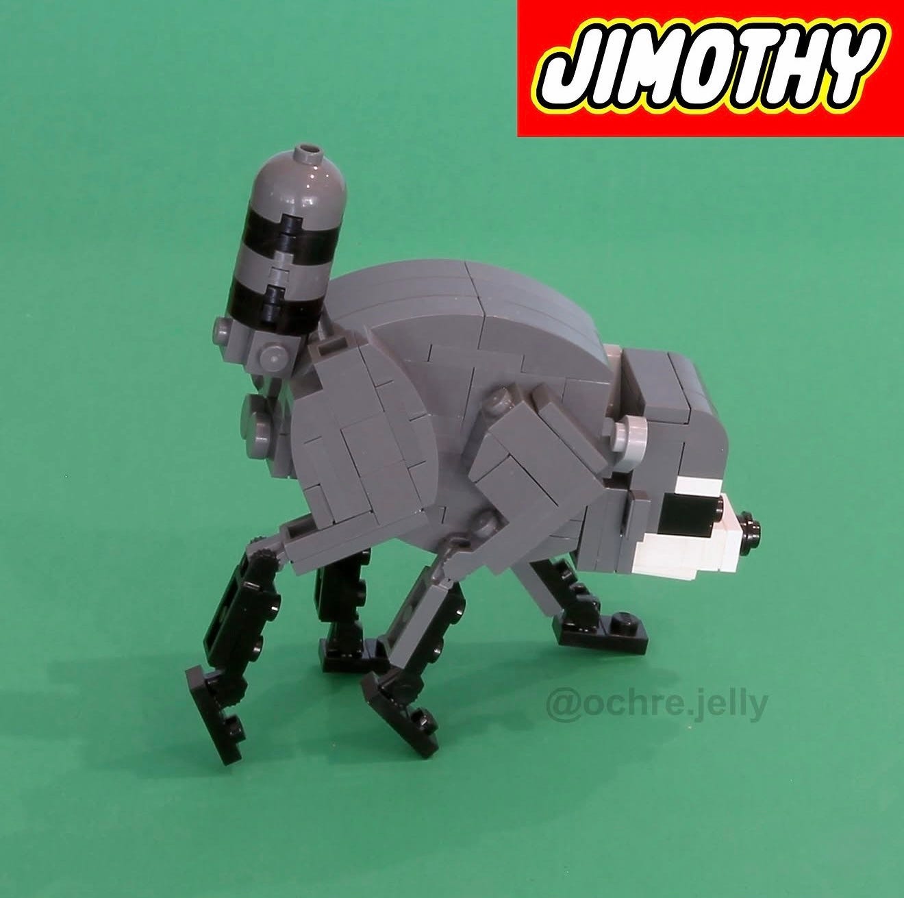 A fake Lego set of Jimothy the Raccoon by Ochre Jelly on Instagram A fake Lego set of Jimothy the Raccoon by Ochre Jelly on Instagram