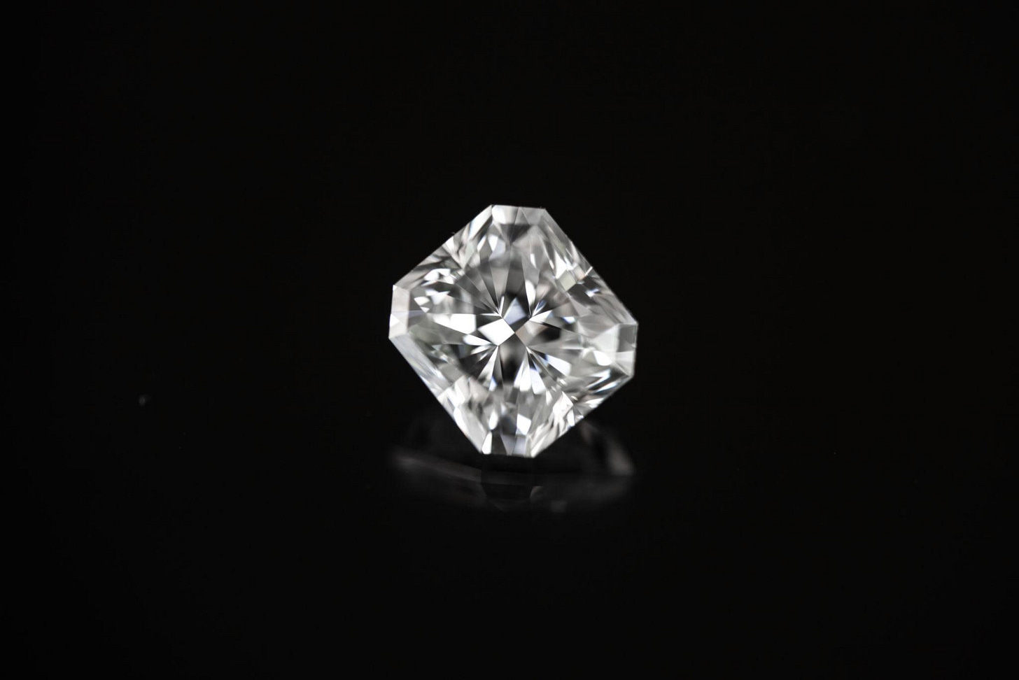 Diamonds on Black Background