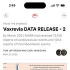 Vaxrevia DATA RELEASE - 2
