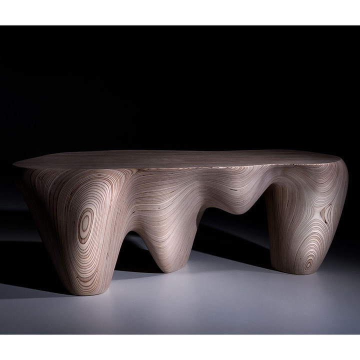 Nexus Armchair, Flow Bench, Nexus Lamp, Dune Chair by Cyryl Zakrzewski
