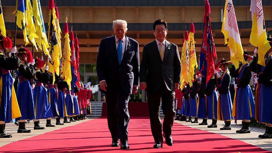 Trump visits South Korea amid push for trade deal with Seoul | LiveNOW from  FOX