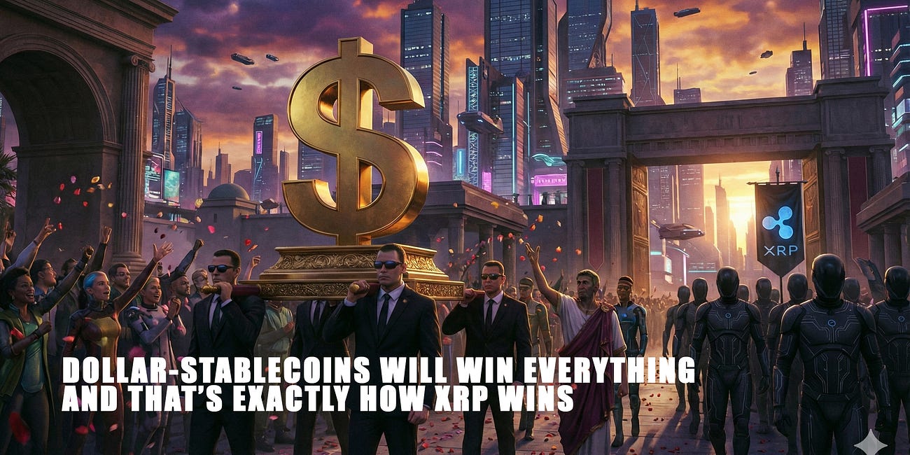 Dollar-Stablecoins Will Win Everything