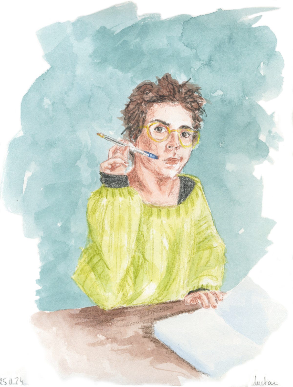 Autoportrait Lucie Choupaut Autoportrait Lucie Choupaut