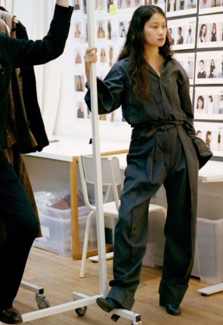 Photo of Sarah-Linh Tran during a fitting 