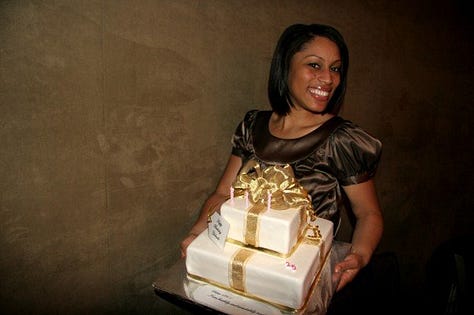 birthday photos through the years