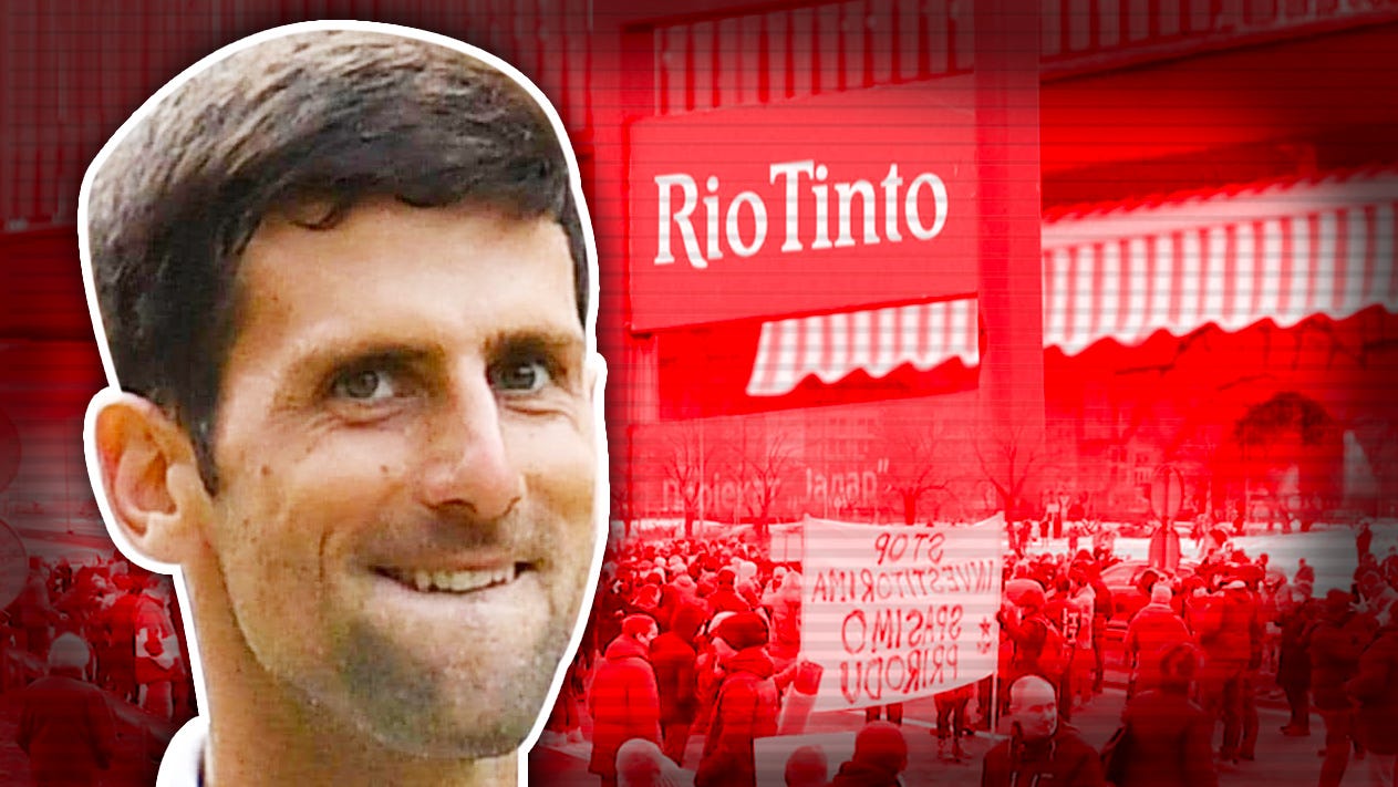 Serbia SCRAPS Australian mining giant Rio Tinto's licences in wake of Djokovic fiasco - Rebel News Serbia SCRAPS Australian mining giant Rio Tinto's licences in wake of Djokovic fiasco - Rebel News